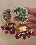 Mor Golden Jhumki