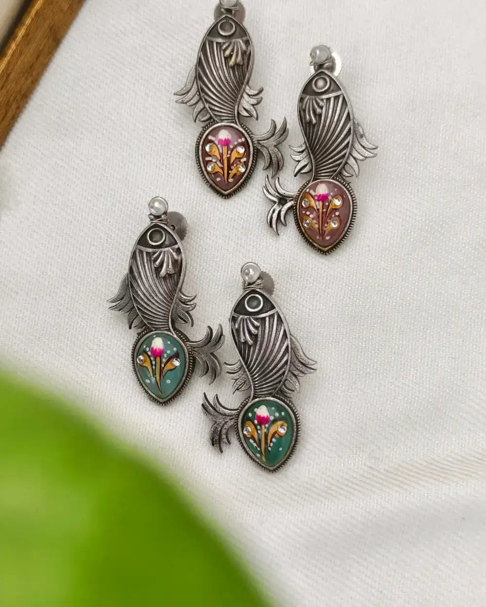 Kimaya Meenakari Danglers