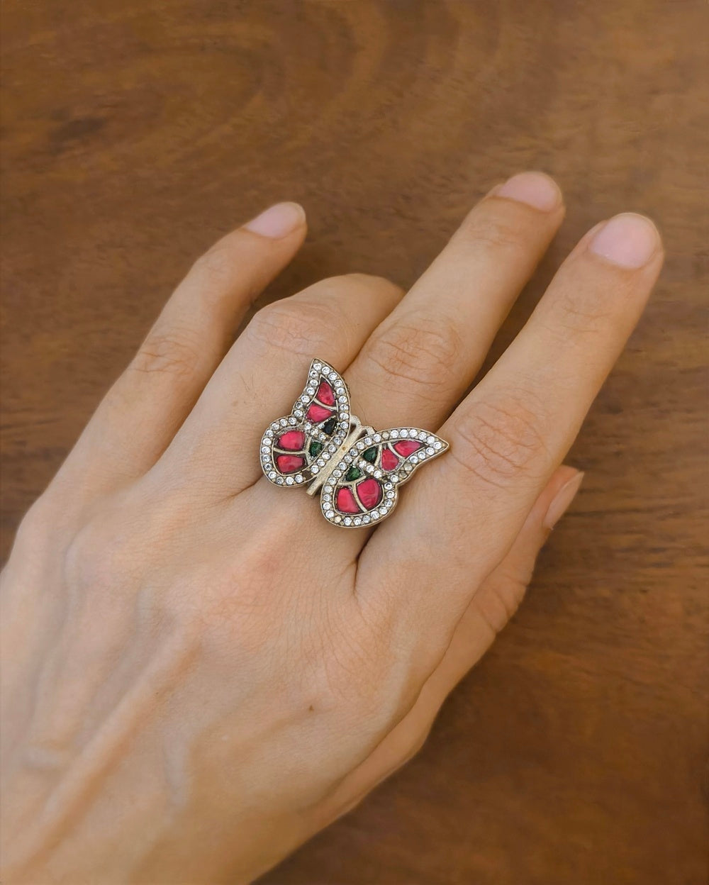 Butterfly Stone Ring