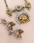 Wakshya Dual tone Necklace