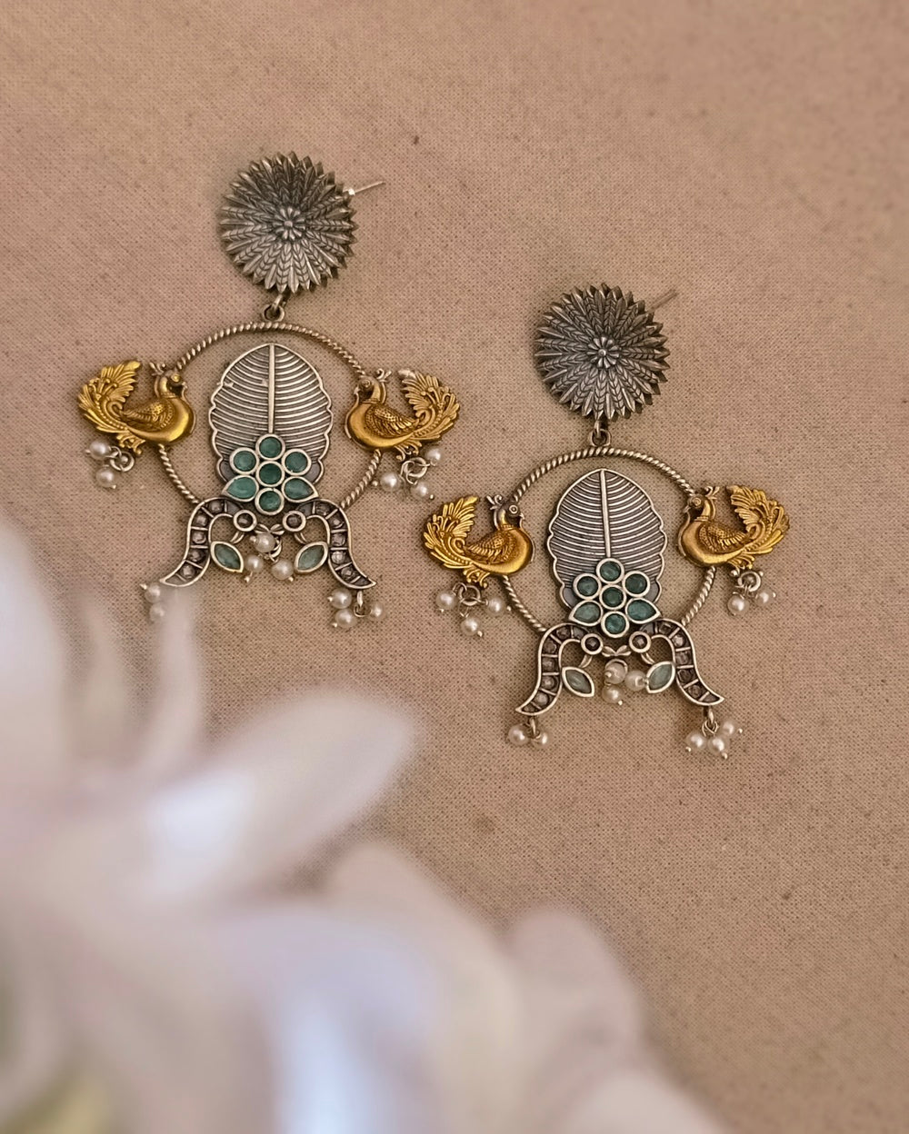 Isabella Dual tone Danglers